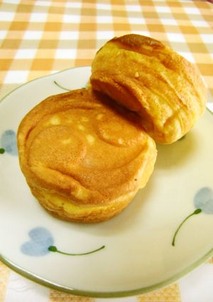 A picture of Homemade Obanyaki (Japanese Sweet Pancake Sandwiches).
