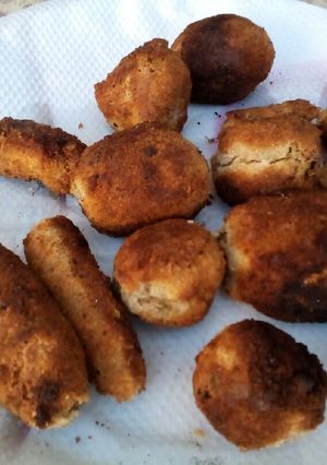 A picture of Potato minced beef cutlets# local food contest Nairobi east.