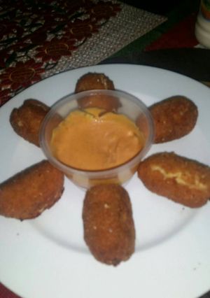Una foto de Croquetas de pollo.