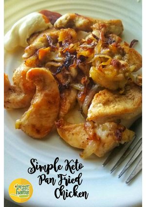 Foto resep Simple Keto Pan Fried Chicken