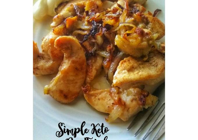 Simple Keto Pan Fried Chicken