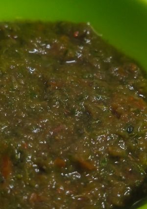 A picture of Green Chuthey.