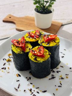 Foto resep 743. Nasi Kuning Gulung Nori