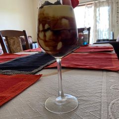 A picture of Valentine Fruit Pudding.