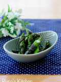 Green Asparagus with Sesame Sauce