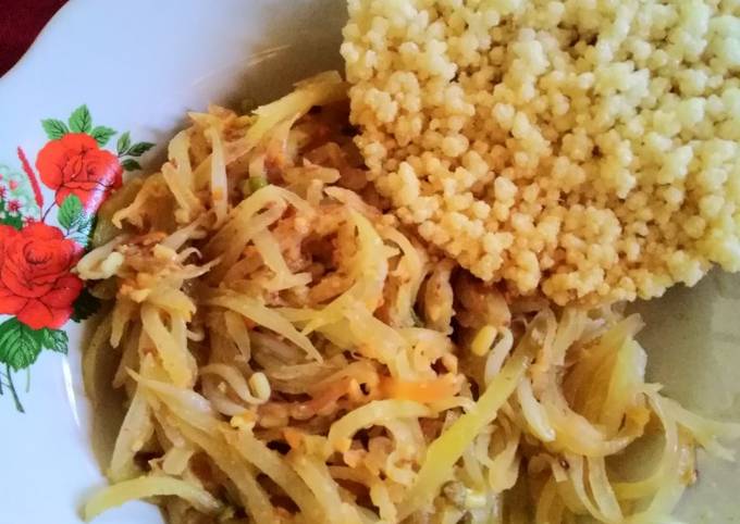 Ini dia! Bagaimana cara bikin Pecel pepaya dan cambah #MenuSehatAnak dijamin spesial