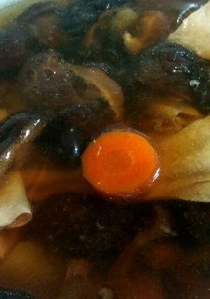 Foto resep Sop Ayam Jamur kembang tahu Slow Cooker