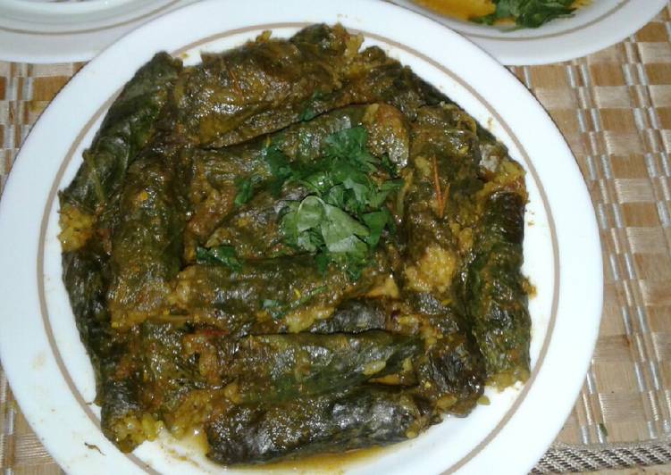 Mehshi au feuilles de salades four (rĂ©gime) extrađ