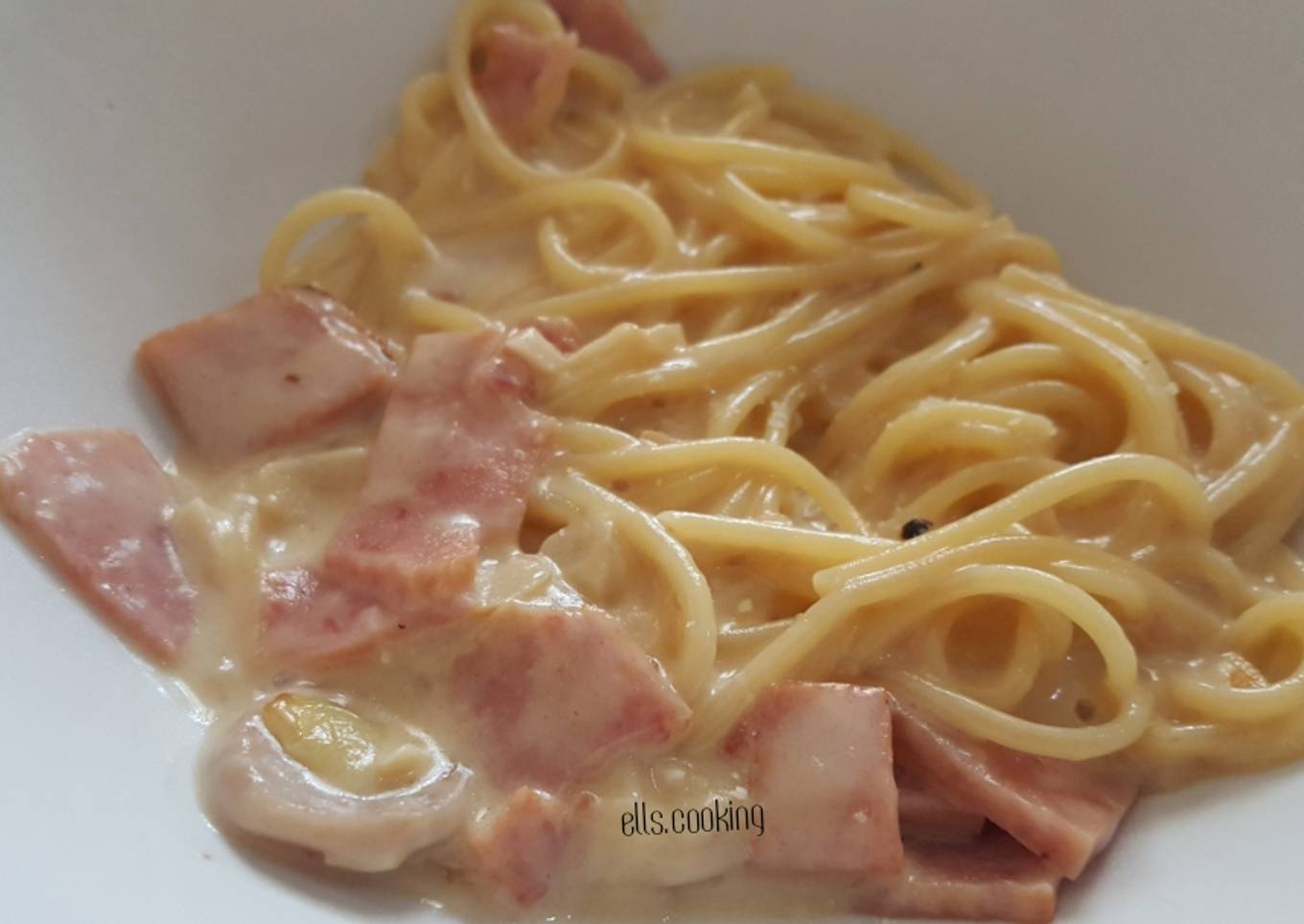 Menu Anak: Spaghetti Carbonara (gampang)