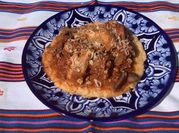 Una foto de polenta con champiñon