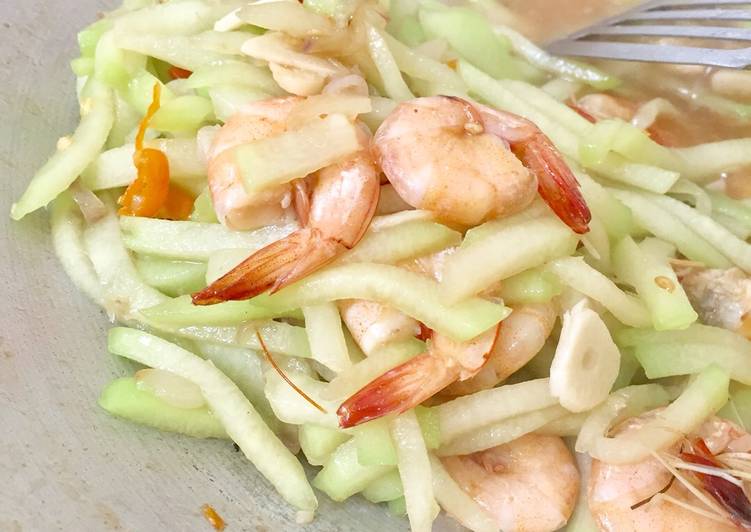 Resep Tumis labu udang, Lezat Sekali