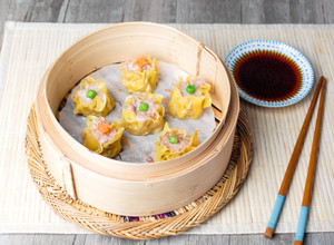 鮮蝦燒賣 的食譜成品照片