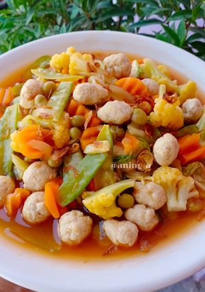 Foto resep Capcay Bola2 Ayam