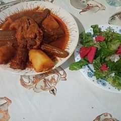 مرق بالخرشف والبطاطا-レシピのメイン写真