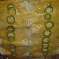 A picture of Easy chicken enchiladas.