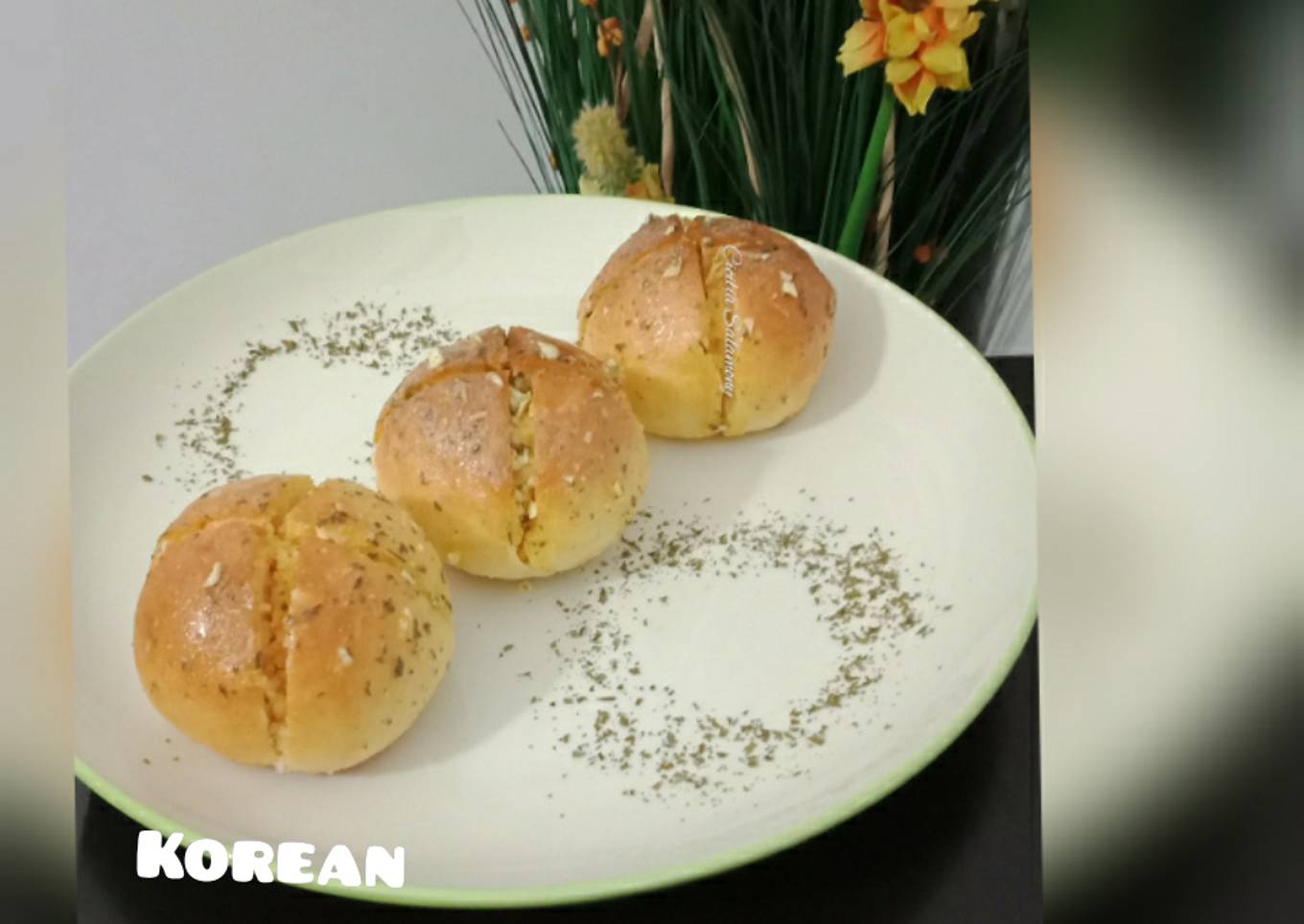 Korean Garlic Cheese Bread (Ekonomis)