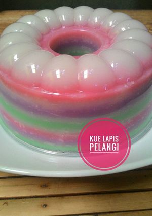 Foto resep Kue Lapis Pelangi