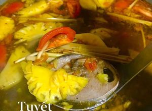 Hình của món Bún cá ngừ.