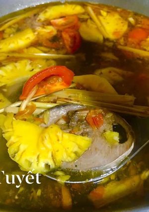 Hình của món Bún cá ngừ.
