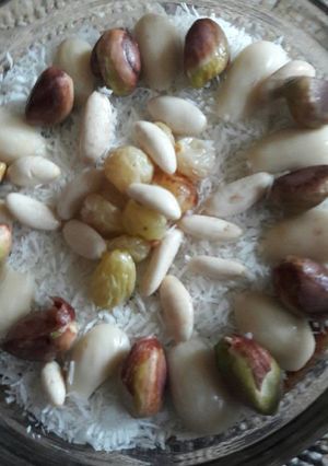 A picture of Caraway Rice Pudding (Mughli).