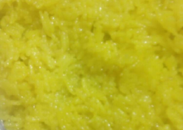 Steps to Make Favorite Yellow sweet Rice
