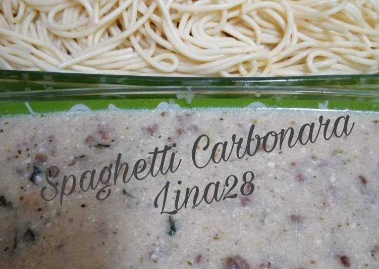 Resepi Spaghetti Carbonara yang Lezat