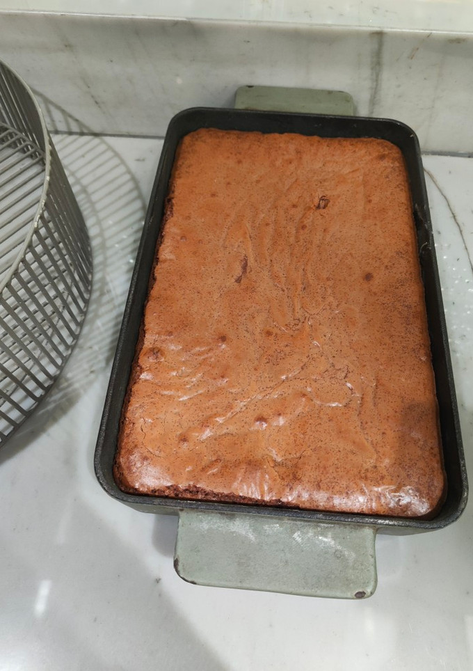 Una foto de Brownie sencillo!