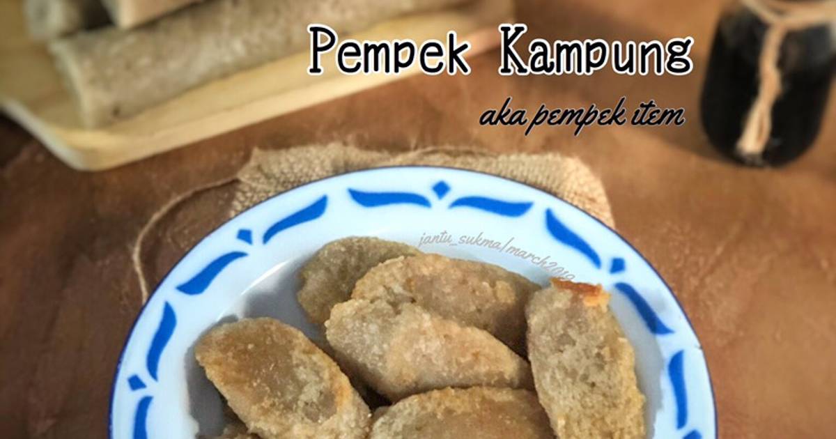 Resep Pempek Item Ala Bangka Oleh Sukma Cuisine Cookpad