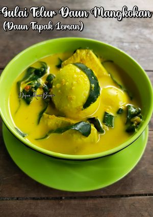Foto resep 264. Gulai Telur Daun Mangkokan / Daun Tapak Leman