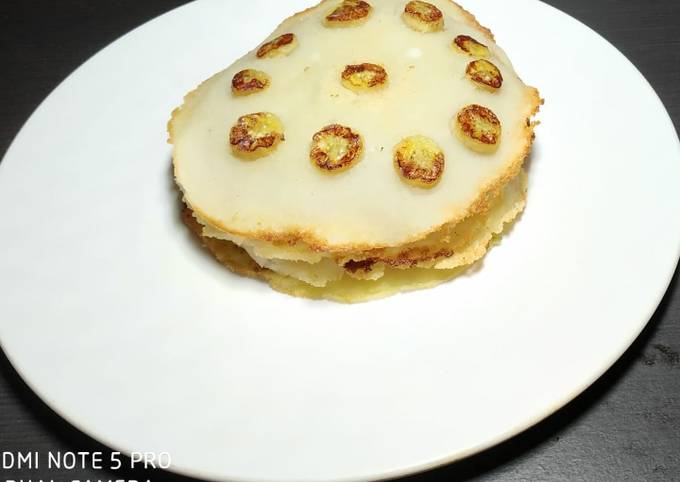 Coconut semolina pan cake