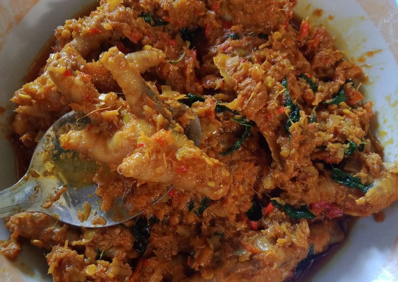 Ceker ayam rica-rica