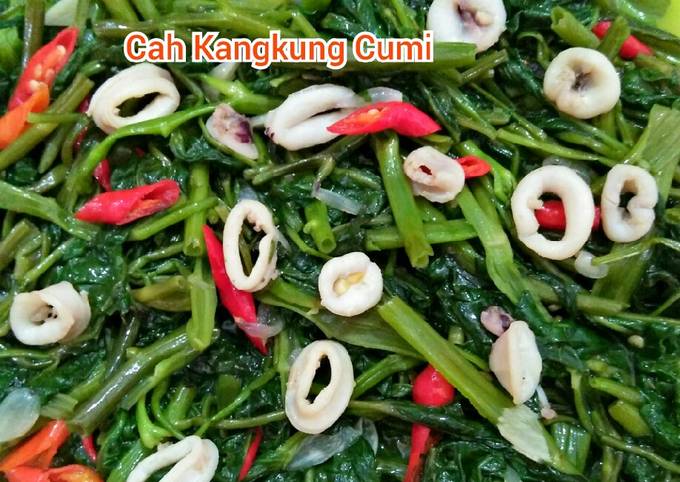 Cah Kangkung Cumi Cumi 🌿🐙