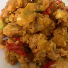 Ayam crispy saus telur asin রেসিপির প্রধান ছবি