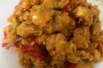 Cara Buat Ayam crispy saus telur asin Rumahan