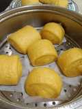 Golden Pumpkin Steamed Buns