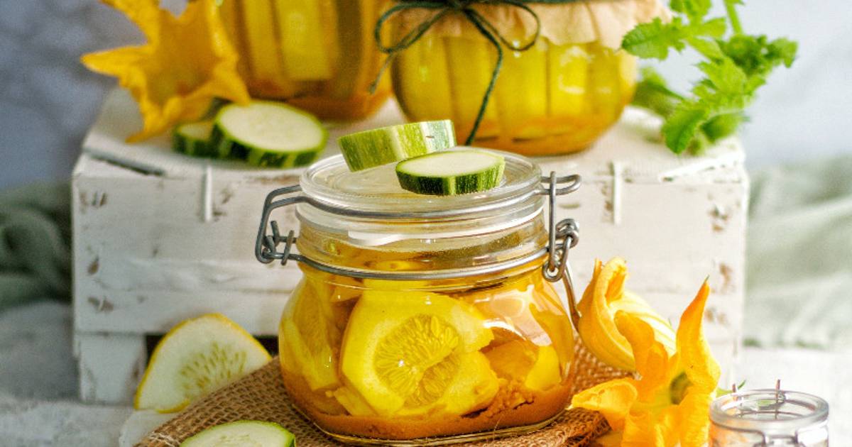 Eingemachte Zucchini, Gurken und Patissons Rezept von Isabella - Cookpad