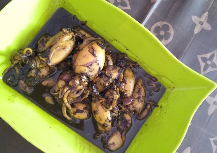 Cara mudah meracik Cumi hitam Lezat