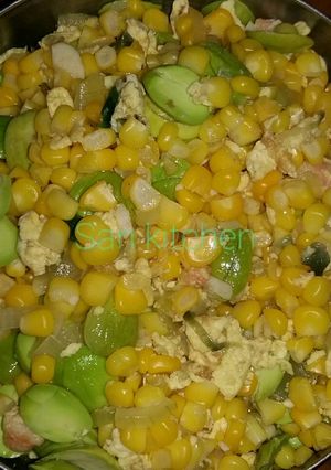 Foto resep Cah Pete Jagung Manis