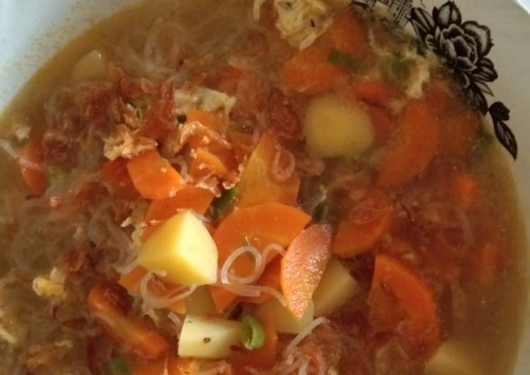 Cara Gampang Membuat Sup sayuran fav anak anak, Enak Banget