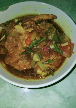 Foto resep Ayam goreng kecap cabe hijau