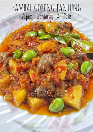 Foto resep Sambal Goreng Jantung Ayam, Kentang, Pete