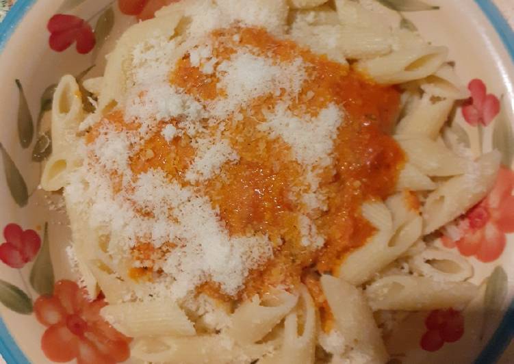 Penne rosse..con un mio tocco in più! 😘😘