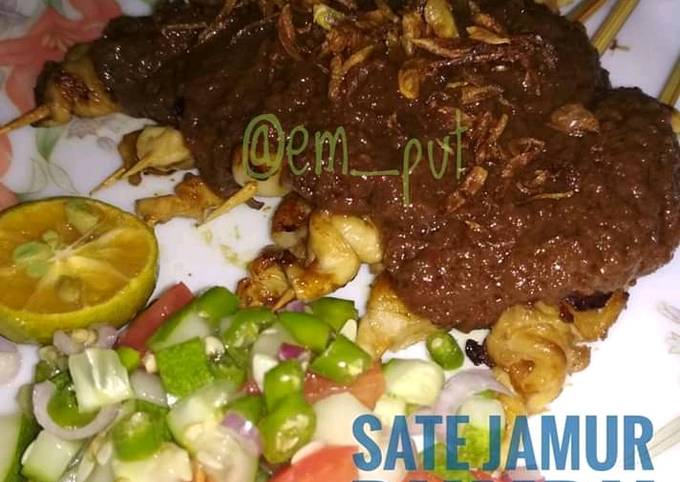 Ini dia! Bagaimana cara buat Sate jamur bumbu kacang #7  nagih banget