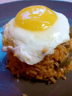 Una foto de Arroz guisado con Habichuelas Tiernas (Salsa Soja)
