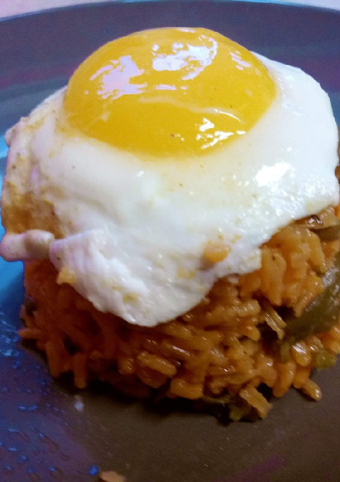 Una foto de Arroz guisado con Habichuelas Tiernas (Salsa Soja)