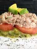 Tartar de quinoa y atún