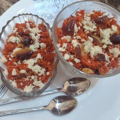 A picture of Gajar ka halwa.
