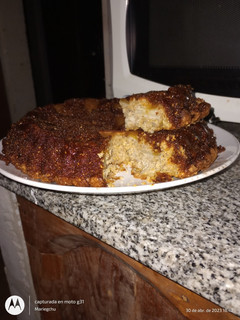 Una foto de Tarta invertida de manzana