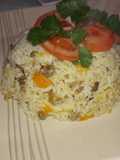 Moro de guandules con coco