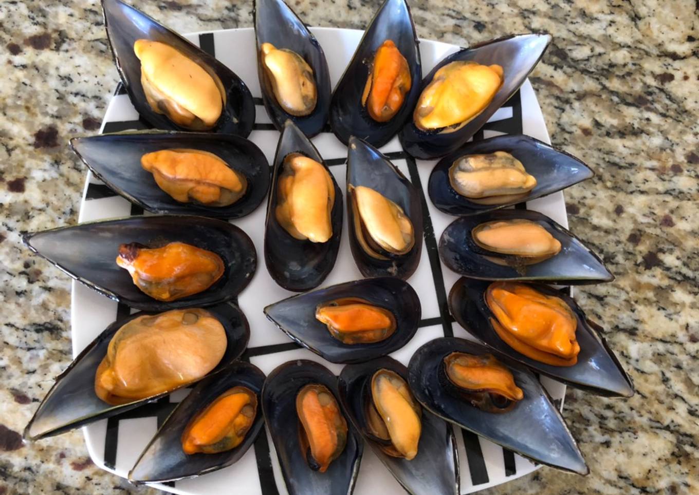 Mejillones al vapor